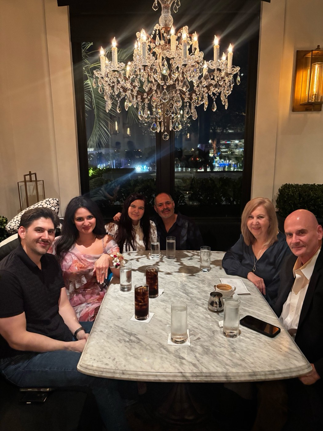 Engagement celebration dinner with both families